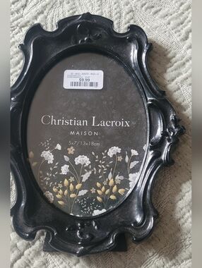 💜2 for $10💜 Bundle and save Black Baroque Oval Picture Frame